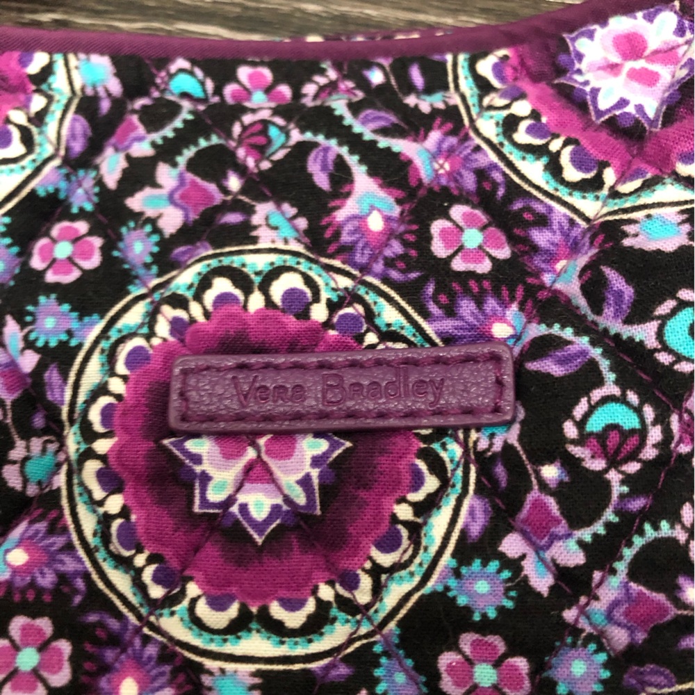 Vera Bradley Purple/Lavender Medallion Tote & RFID All-In-One Crossbody Set - Picture 3 of 13